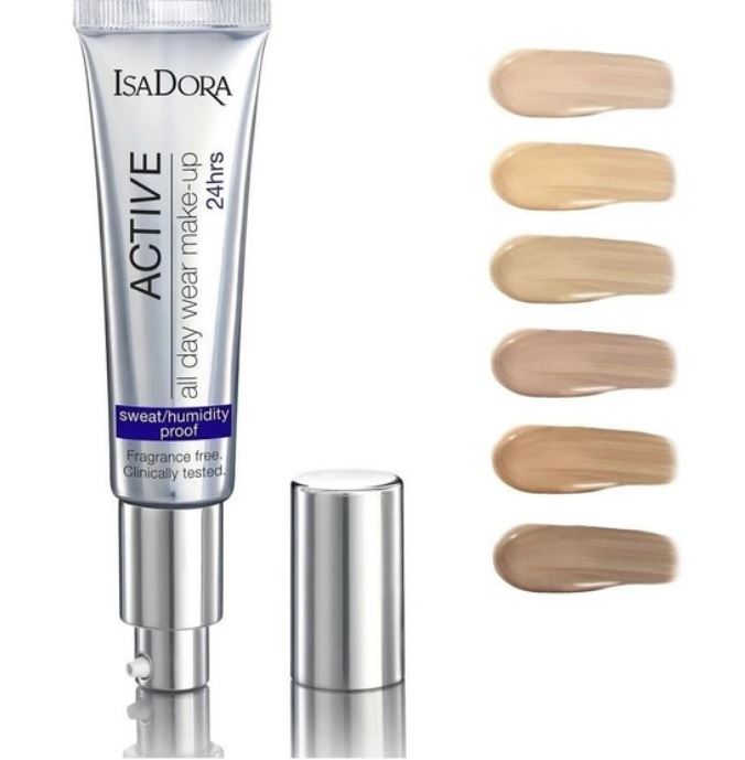 کرم پودر 24 ساعته ایزادورا مدل Active  شماره 12-Light Honey  حجم 35 میلی لیتر
